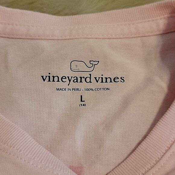 VINEYARD VINES LIGHT PINK LONG-SLEEVE VALENTINE'S DAY SHIRT, SIZE LARGE - Picture 4 of 6